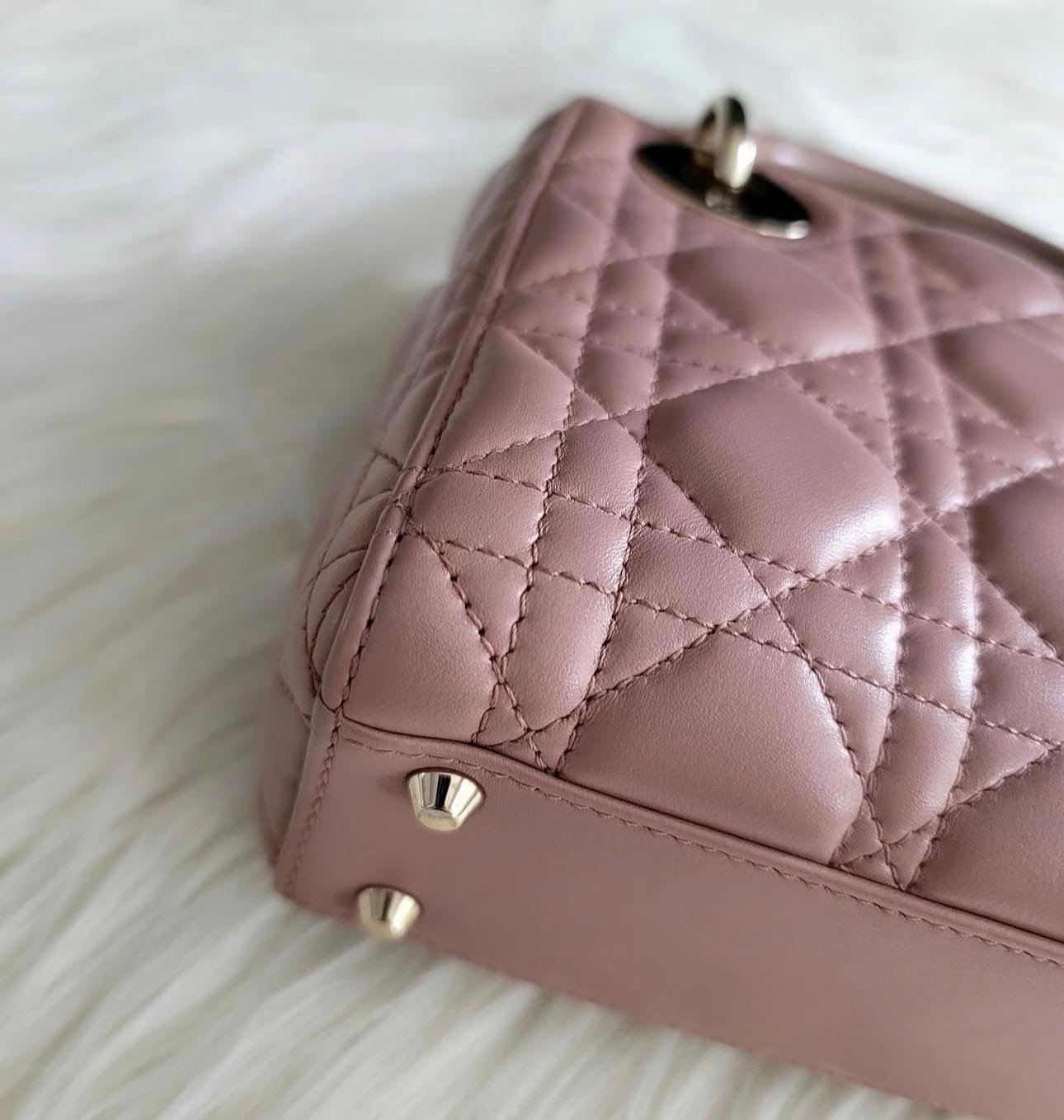 Dior Mini Lady Dior Bag – Blush - Image 4