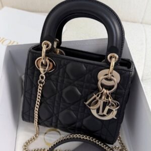 Lady Dior Mini – Black Lambskin