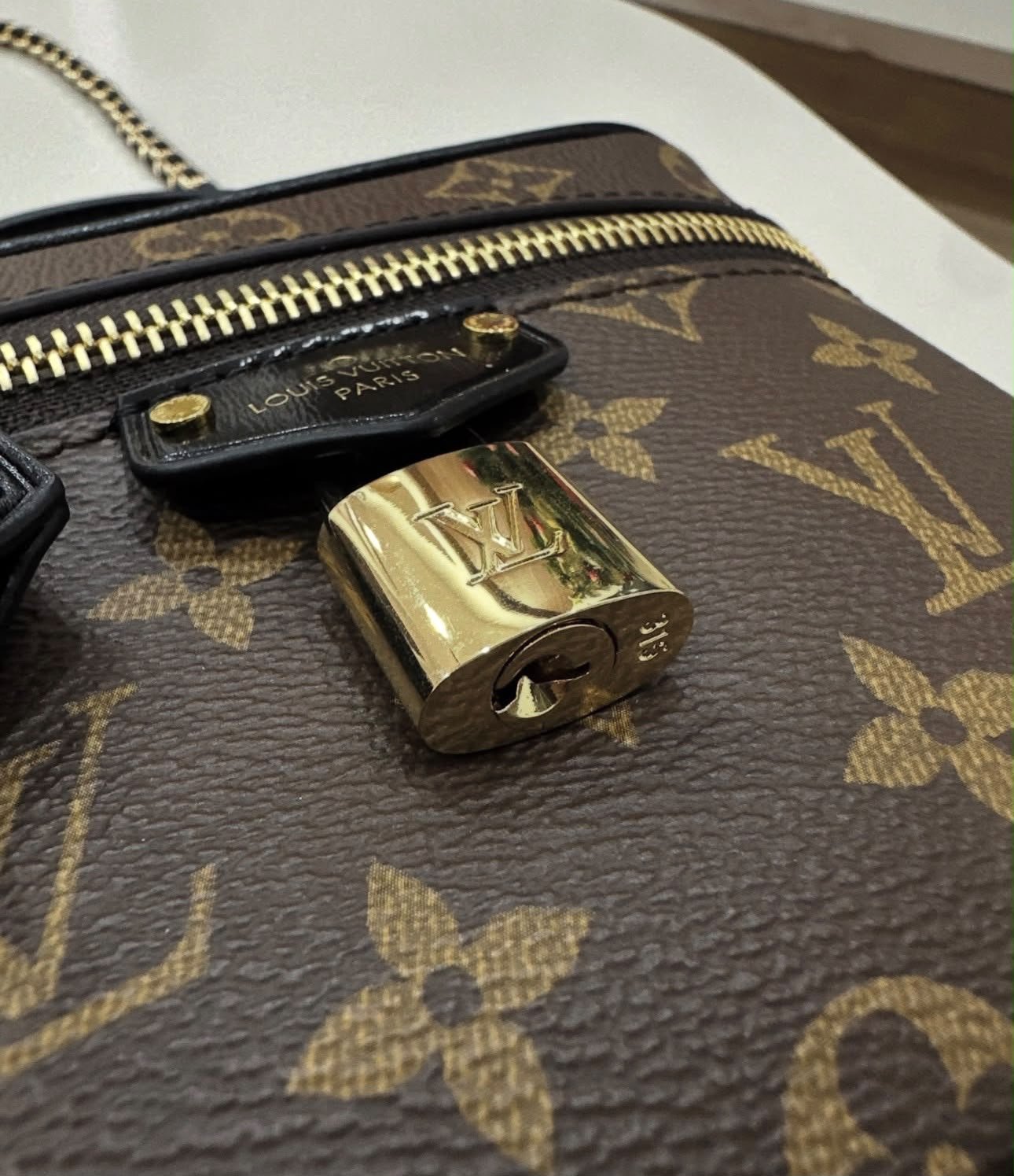 Louis Vuitton Vanity Chain Pouch – Monogram Canvas - Image 3