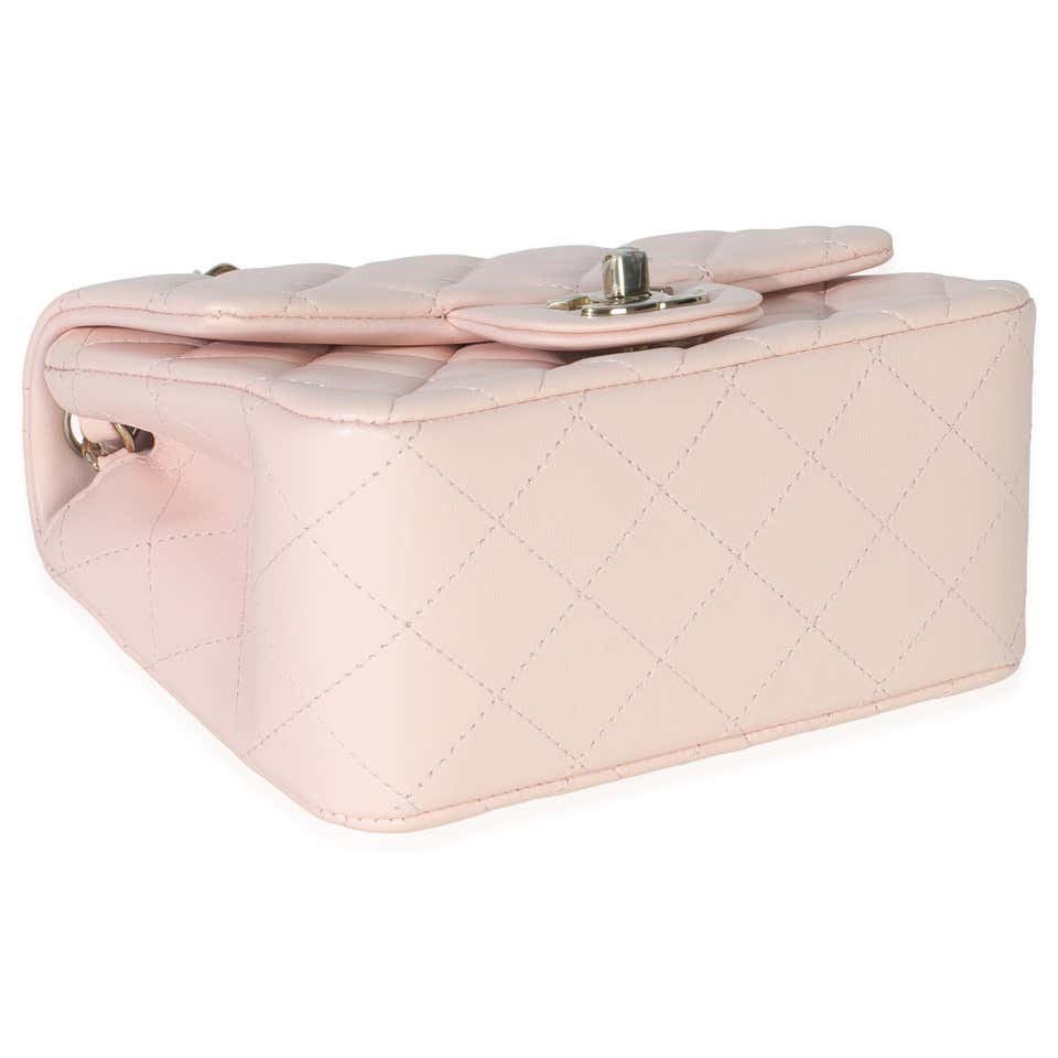 Chanel Classic Mini Square Flap Bag – Pink - Image 2