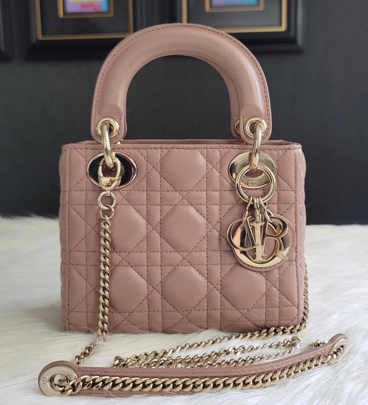 Dior Mini Lady Dior Bag – Blush