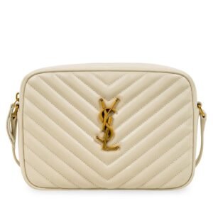 Saint Laurent Lou Crossbody Bag – Off White