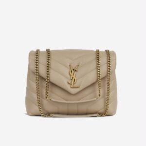 Saint Laurent Small LouLou Bag – Beige