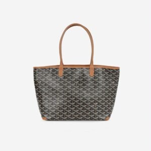 Goyard Artois PM Tote Bag – Black / Tan Goyardine