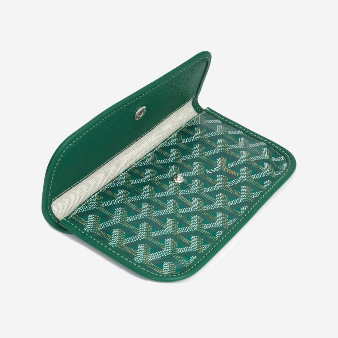 Goyard Saint Louis PM Tote Bag – Green Goyardine - Image 4