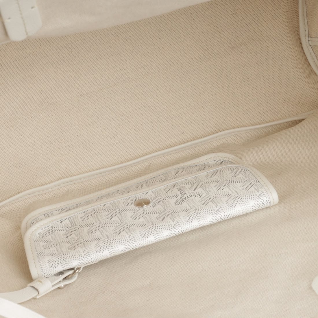Goyard Saint Louis PM Tote Bag – White Goyardine - Image 5