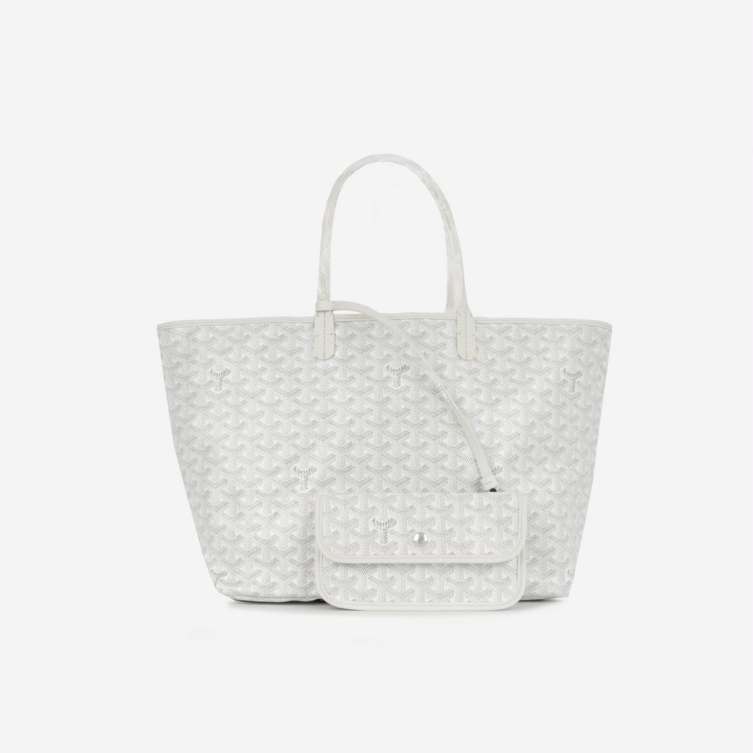 Goyard Saint Louis PM Tote Bag – White Goyardine