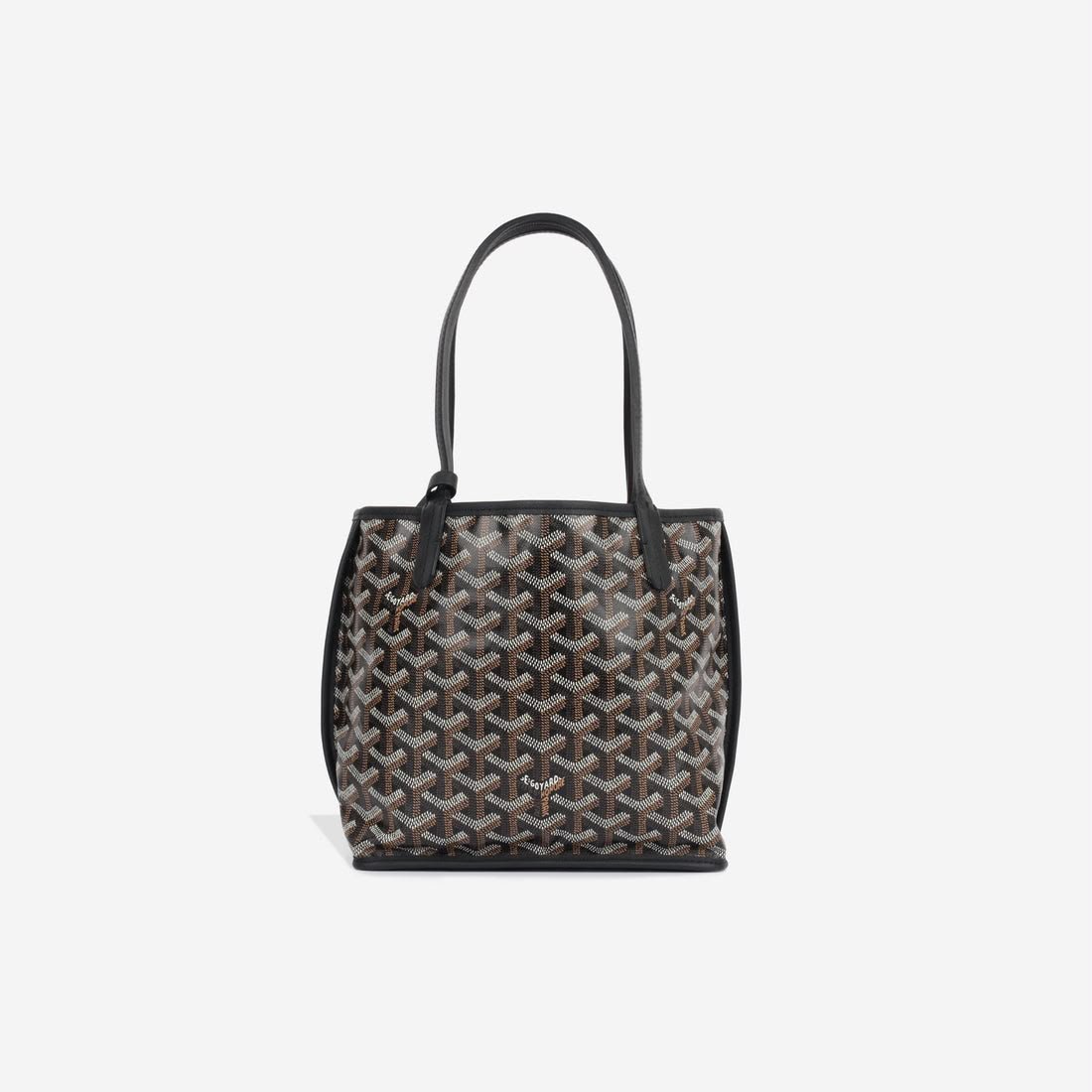 Goyard Mini Anjou Tote Bag – Black - Image 4