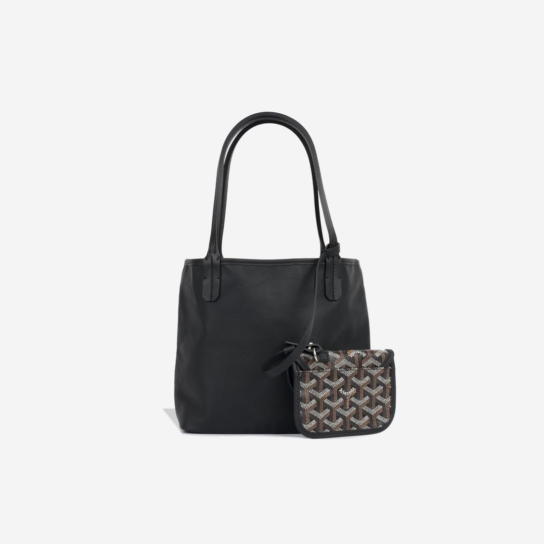 Goyard Mini Anjou Tote Bag – Black - Image 5