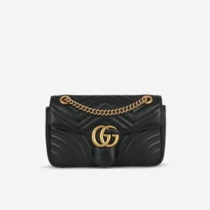 Gucci GG Marmont Medium Shoulder Bag – Black