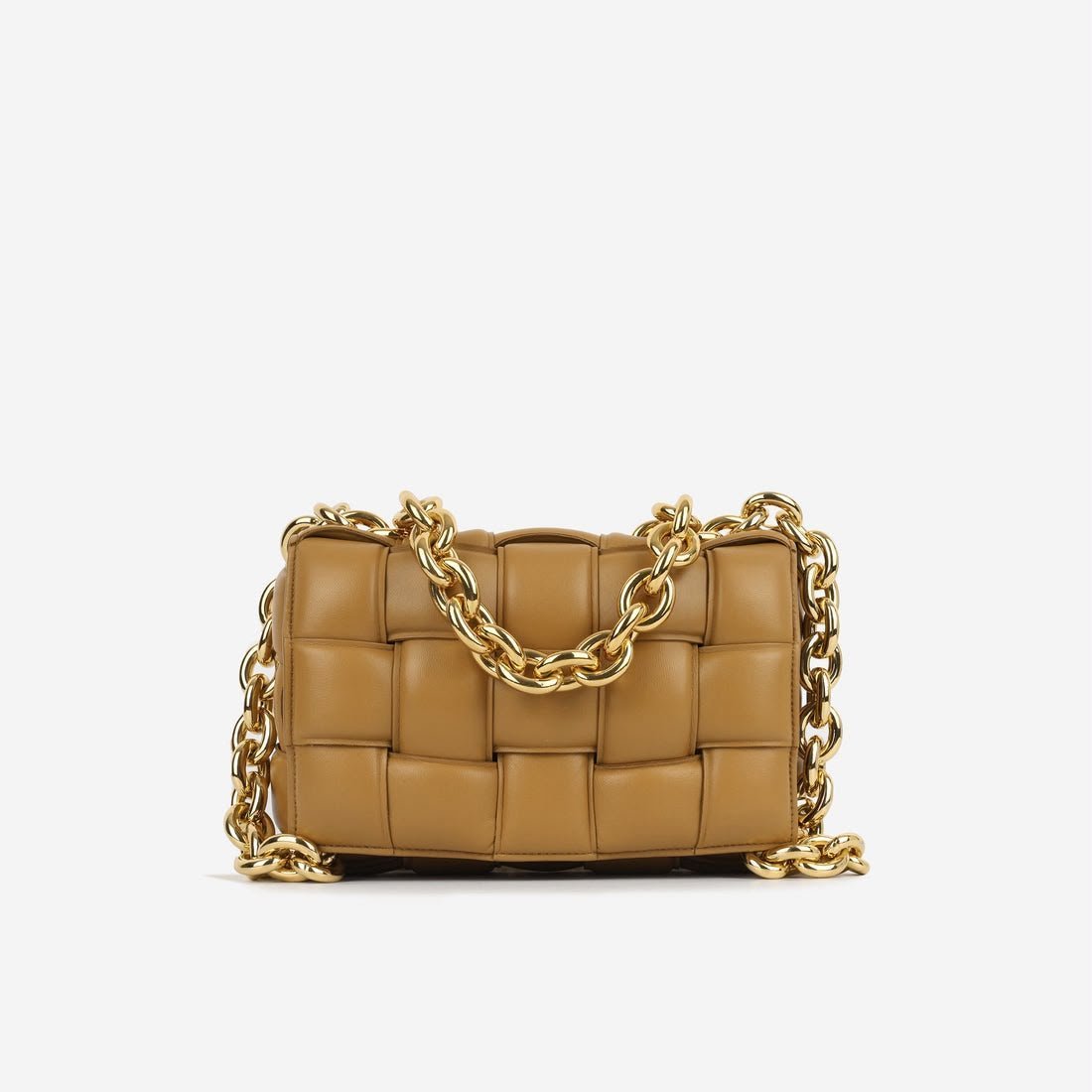 Bottega Veneta Padded Chain Cassette Bag – Intrecciato