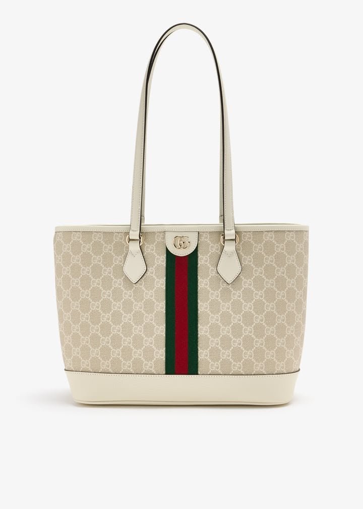 Gucci Ophidia Medium Tote Bag | GG Supreme Canvas