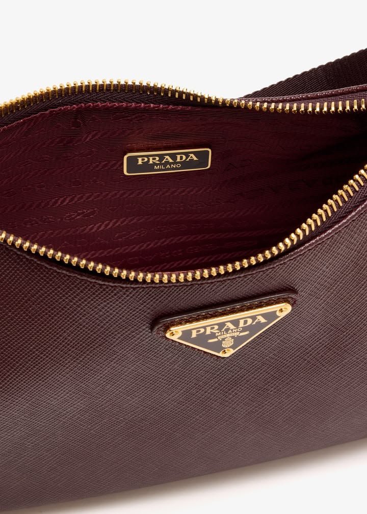 Prada Re-Edition 2005 Saffiano Leather Bag – Cherry Red - Image 3