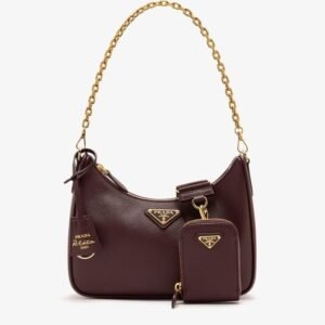 Prada Re-Edition 2005 Saffiano Leather Bag – Cherry Red