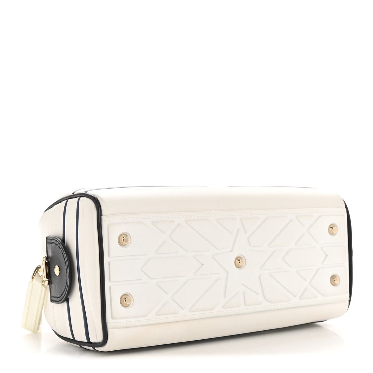 Dior Vibe Small Zip Bowling Bag – White - Image 3