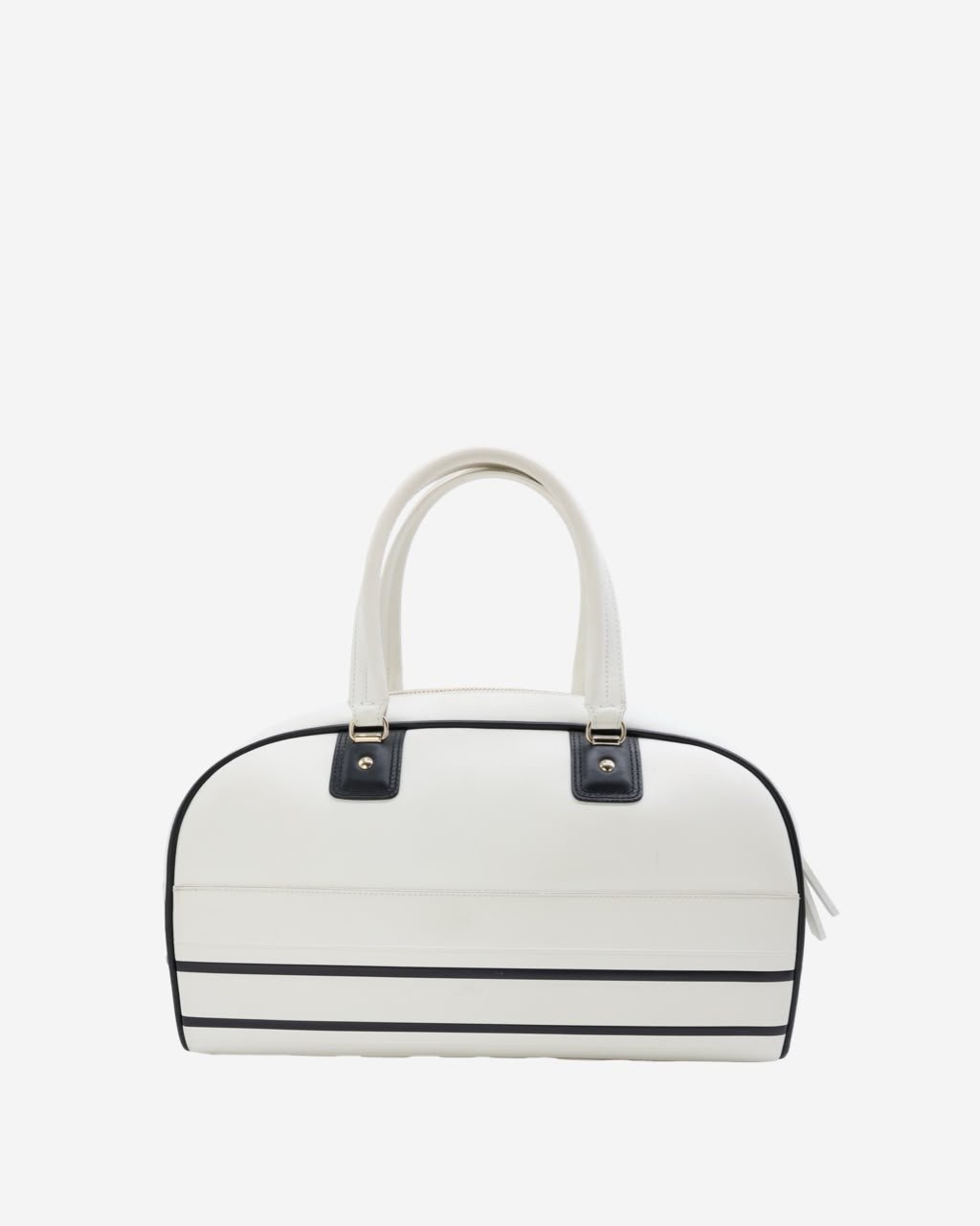 Dior Vibe Small Zip Bowling Bag – White - Image 4