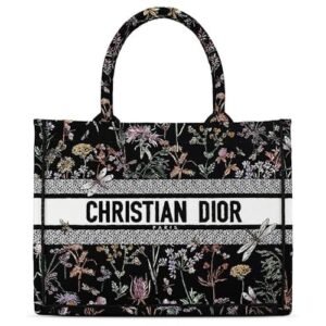 Dior Book Tote Medium – Black
