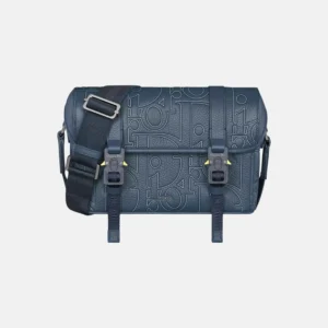 Dior Hit The Road Messenger Flap Bag – Grained