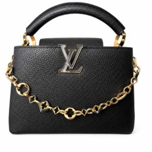 Louis Vuitton Capucines BB Top Handle Bag – Black