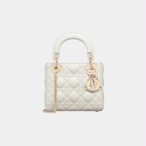 Mini Lady Dior – White