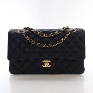 Chanel Classic Medium Double Flap Bag – Black Lambskin