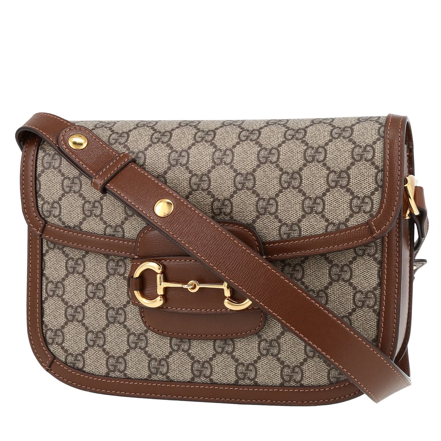 Gucci Horsebit 1955 Small Shoulder Bag – GG Supreme Canvas - Image 4