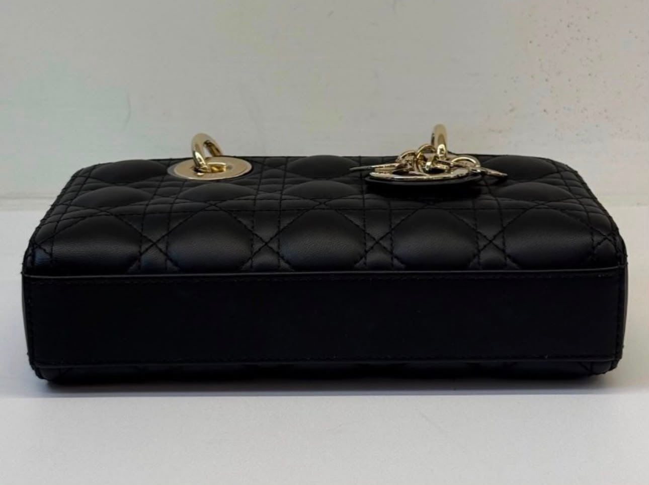Dior Small Lady D-Joy Bag – Black Lambskin - Image 3