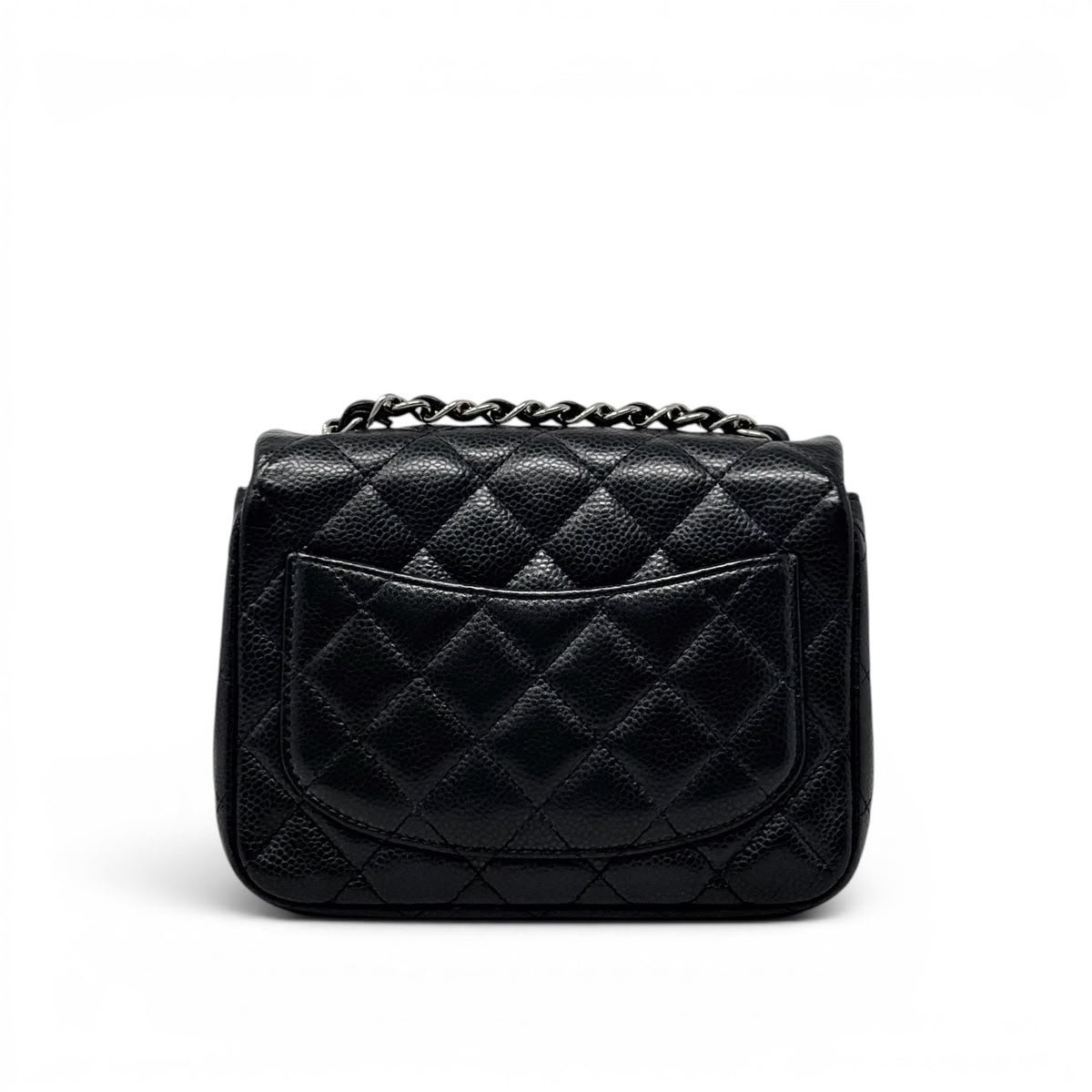 Chanel Classic Mini Square Flap Bag – Black - Image 4
